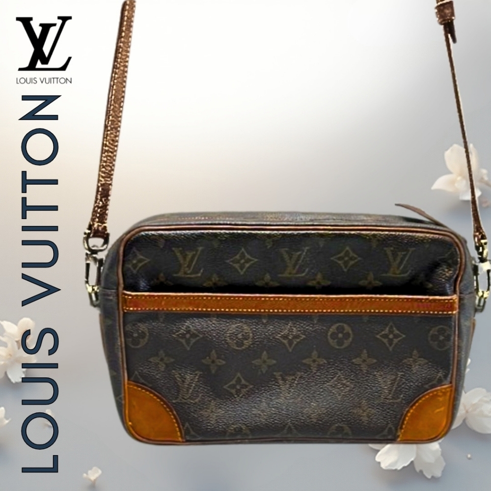 Louis Vuitton Set Trocadero 27 Crossbody + Zip Around Wallet + Necessities Case - Picture 3 of 12